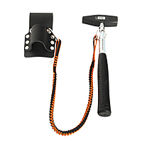 Skypro Tool Lanyard zwart – ring-ring, veiligheid op hoogte