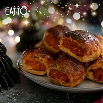 Christmas Only - Mini Pork Sausage Rolls - 15 Pieces Christmas Only - Mini Pork Sausage Rolls - 15 Pieces