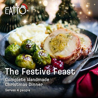 The Festive Feast Handmade Christmas Dinner Box - Serves 4 The Festive Feast Handmade Christmas Dinner Box - Serves 4