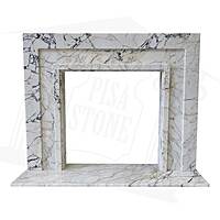 The Manhattan Calacatta Viola Fireplace Surround