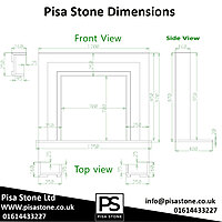 The Manhattan Ibiza White Marble Fireplace Surround