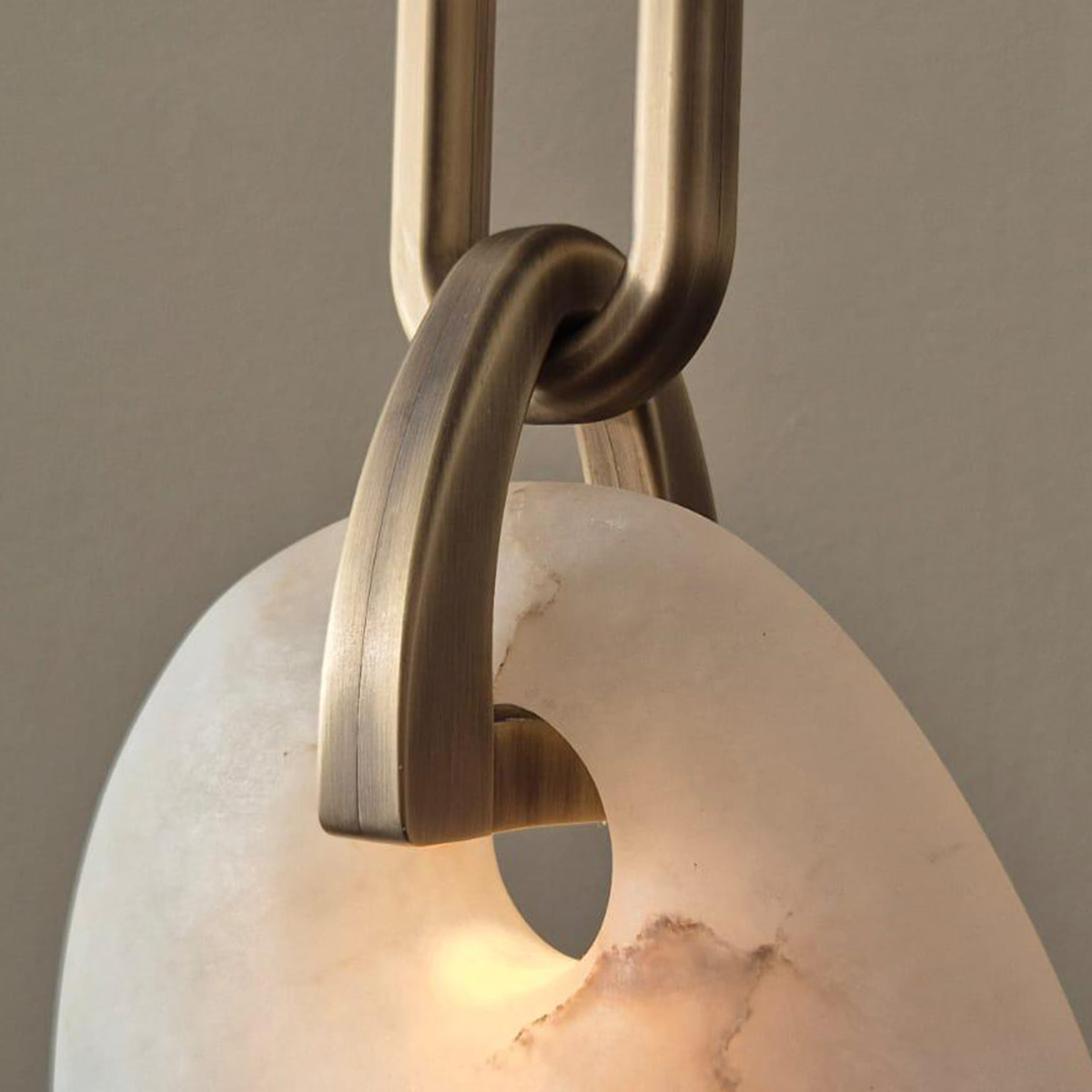 The Alabaster Pebble Pendant