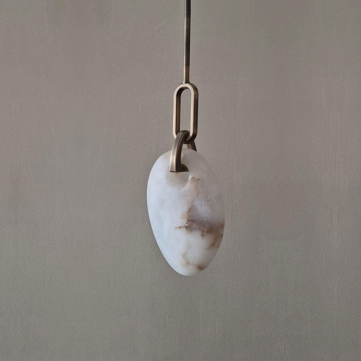 The Alabaster Pebble Pendant