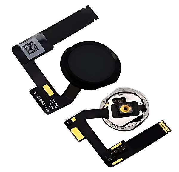 For iPad Air 3 - Replacement Touch ID Home Button Flex - Black