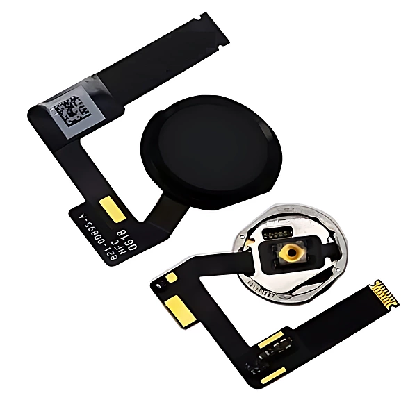 For iPad Air 3 - Replacement Touch ID Home Button Flex - Black