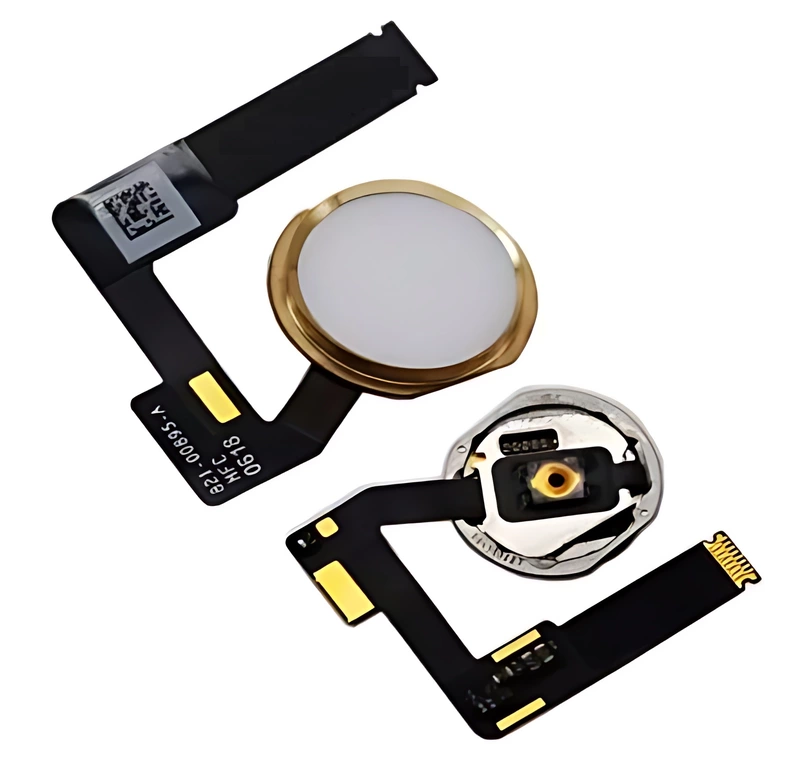 For iPad Air 3 - Replacement Touch ID Home Button Flex - Gold