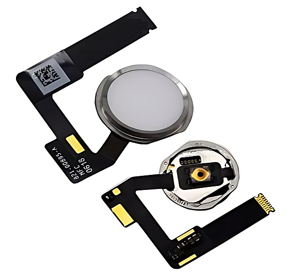 For iPad Air 3 - Replacement Touch ID Home Button Flex - Silver