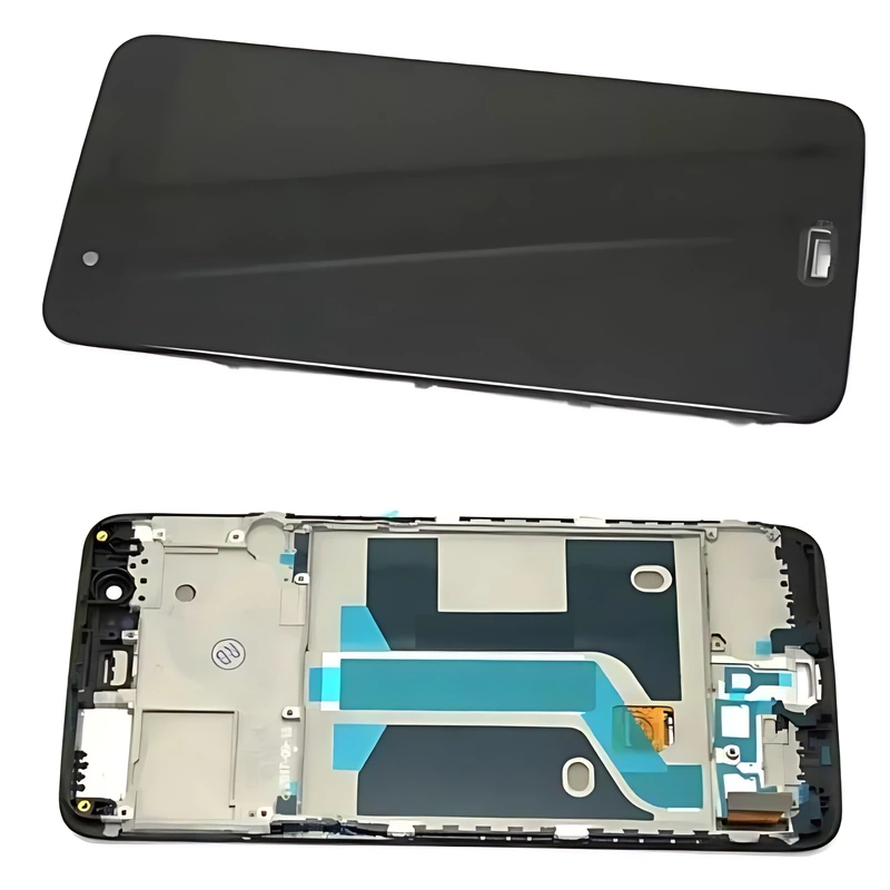 OnePlus 5 - Replacement Touch Screen Assembly With Frame - Black - VE