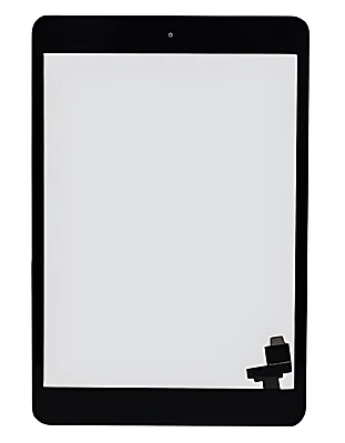 For iPad Mini - Mini 2 - Touch Screen With Button - Black - PQC
