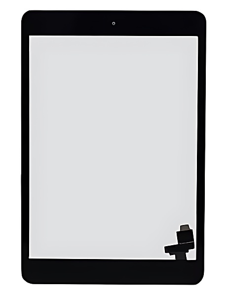 For iPad Mini - Mini 2 - Touch Screen With Button - Black - PQC