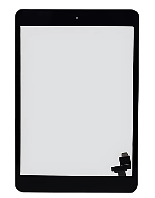 For iPad Mini - Mini 2 Touch Screen With Button - Black - Premium