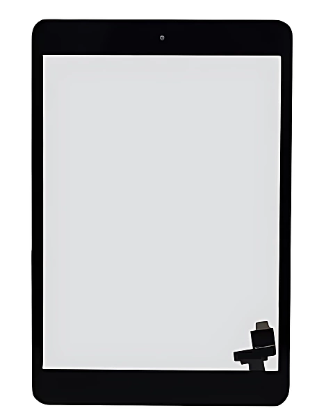 For iPad Mini - Mini 2 Touch Screen With Button - Black - Premium