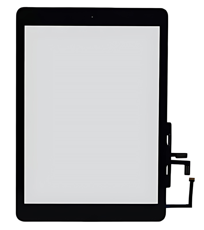 For iPad 5th Gen (2017) - Touch Screen With Button - Black - PQC