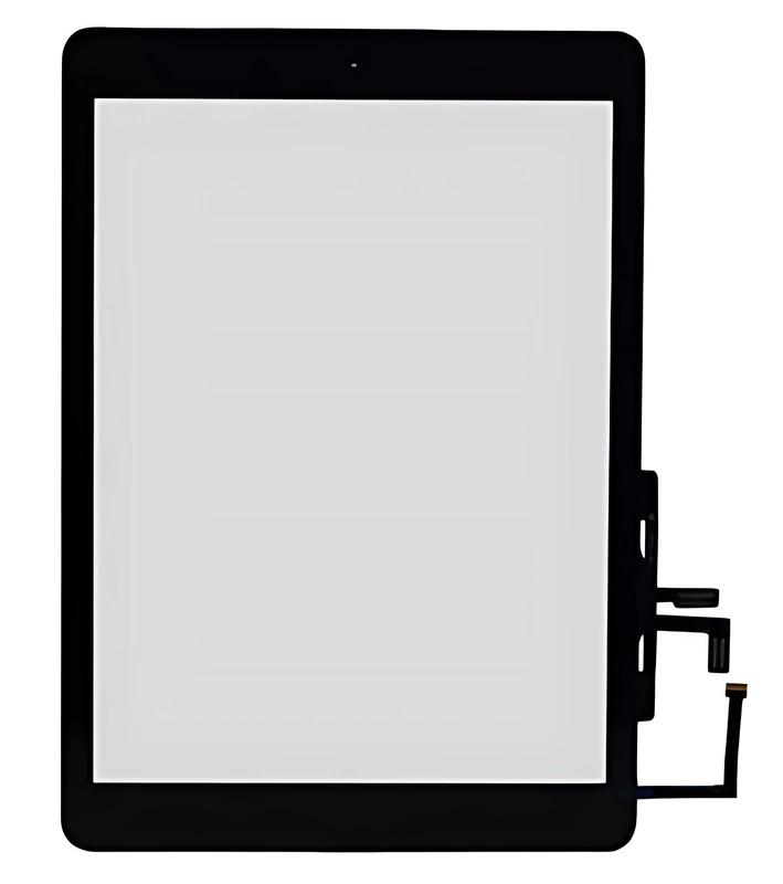 For iPad 5th Gen (2017) - Touch Screen With Button - Black - PQC