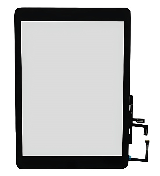 For iPad Air , iPad 5th Gen - Touch Screen With Button - Black - PQC