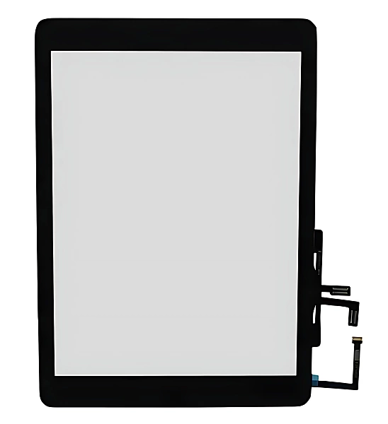 For iPad Air , iPad 5th Gen - Touch Screen With Button - Black - PQC