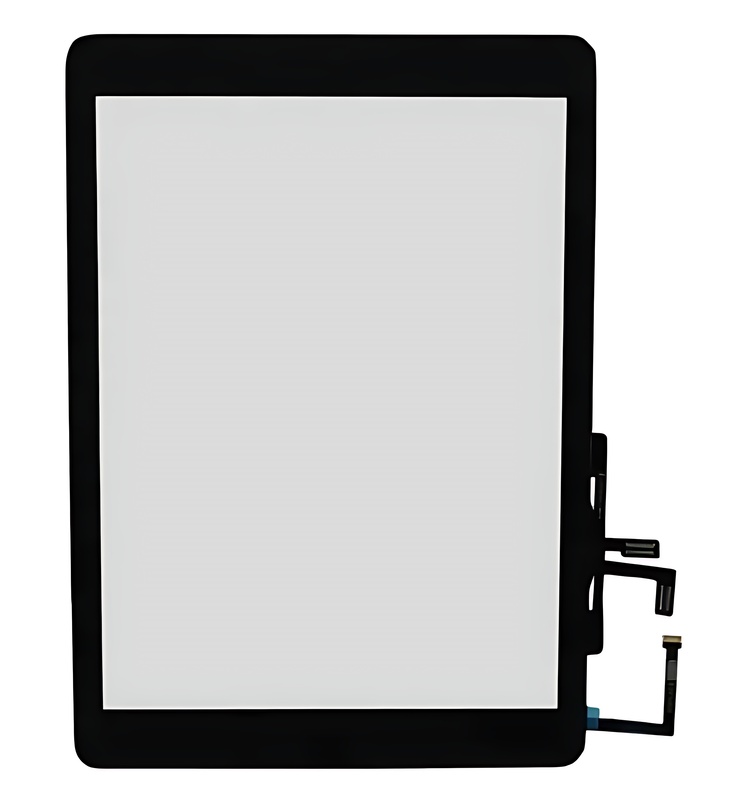 For iPad Air , iPad 5th Gen - Touch Screen With Button - Black - PQC