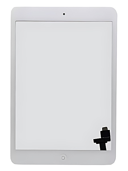 For iPad Mini - Mini 2 - Touch Screen With Button - White - PQC