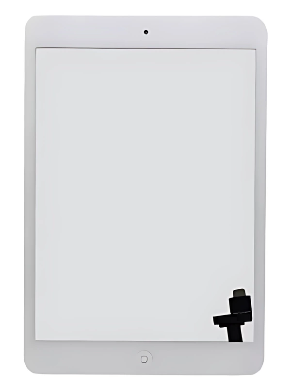 For iPad Mini - Mini 2 - Touch Screen With Button - White - PQC