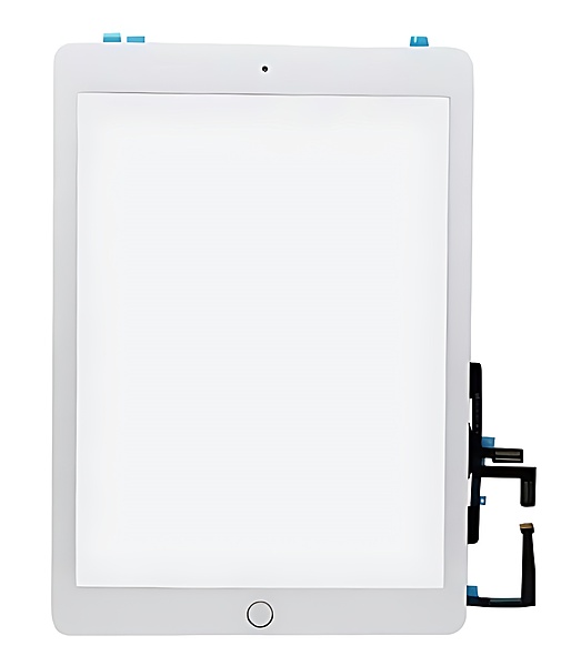 For iPad 5th Gen (2017) Touch Screen With Button - White - PQC