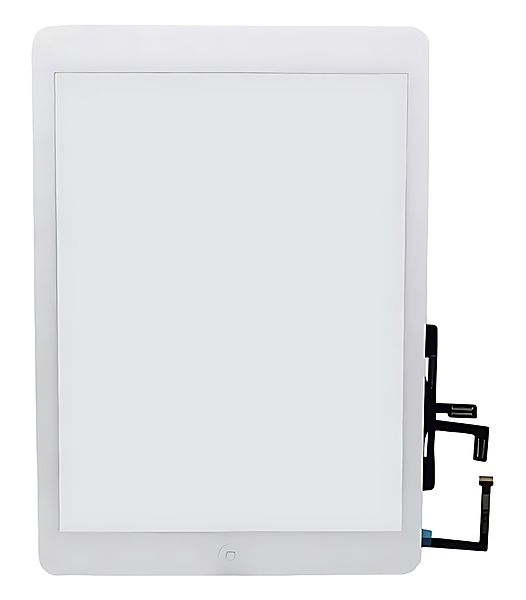 For iPad Air , iPad 5th Gen - Touch Screen With Button - White