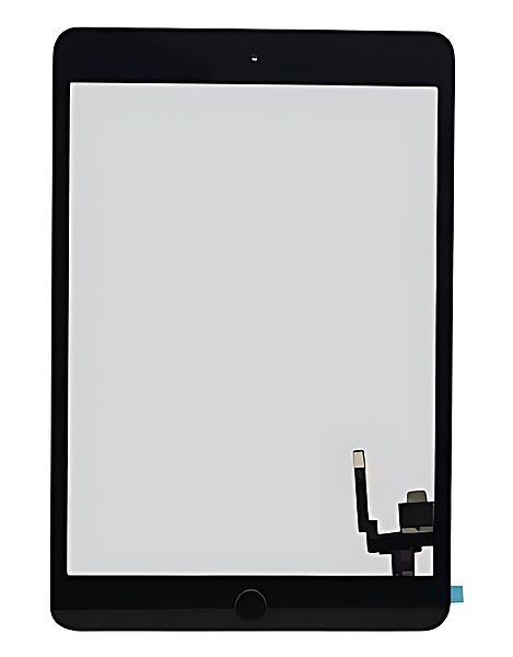 For iPad Mini 3 - Touch Screen With Home Button - Black - Premium