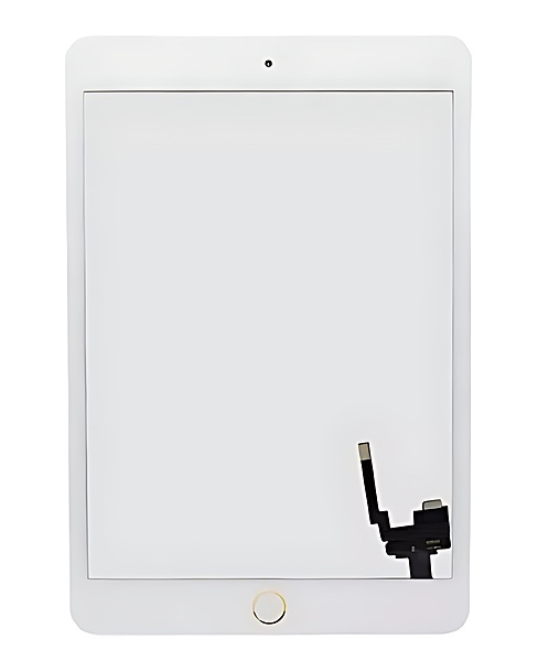 For iPad Mini 3 - Touch Screen With Home Button - White Gold - PQC