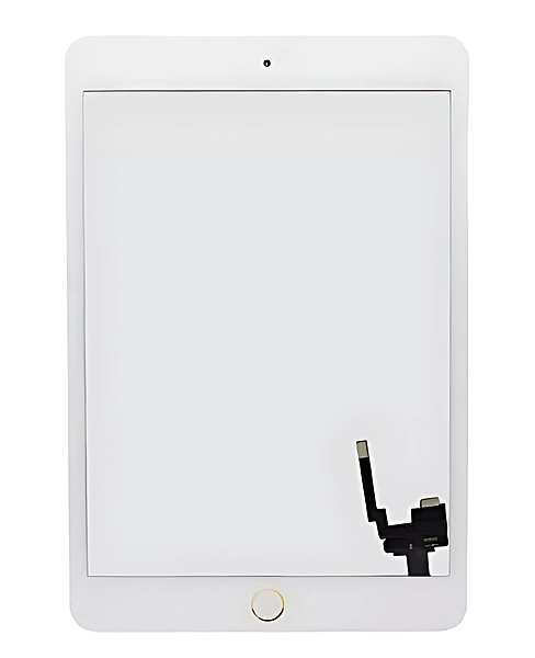 For iPad Mini 3 - Touch Screen With Home Button - White Gold - PQC