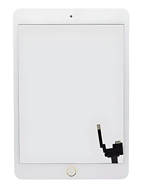 For iPad Mini 3 - Touch Screen With Home Button - White Gold - Premium