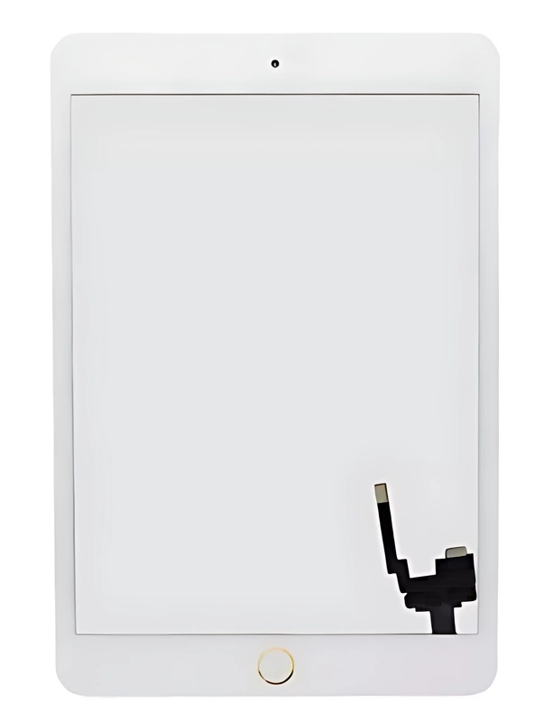 For iPad Mini 3 - Touch Screen With Home Button - White Gold - Premium