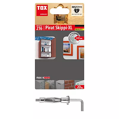 Hakendübel Pirat Skippi XL M5/52 (2 Stk.)