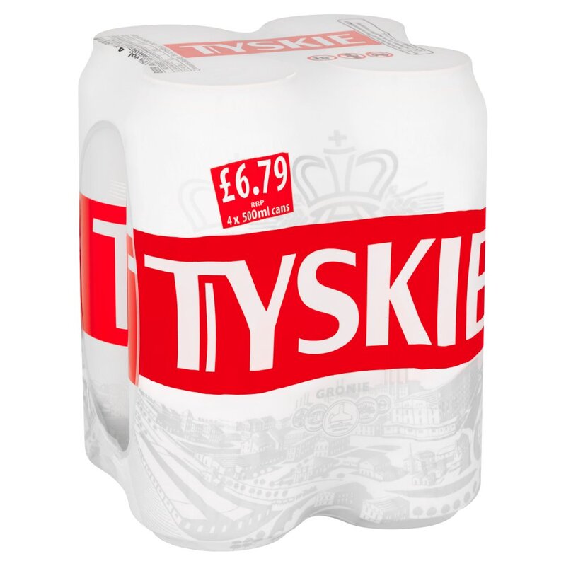 Tyskie 4PK Cans