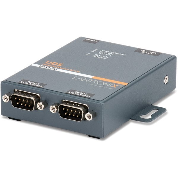 Lantronix - UD2100002-01 - UDS2100 2 PORT DEVICE SERVER, INTERNATIONAL POWER SUPPLY, ROHS COMPLIANT Lantronix - UD2100002-01 - UDS2100 2 PORT DEVICE SERVER, INTERNATIONAL POWER SUPPLY, ROHS COMPLIANT
