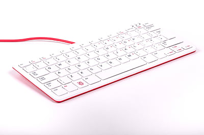 Raspberry Pi Keyboard & Hub - UK version (Red/White) Raspberry Pi Keyboard & Hub - UK version (Red/White)