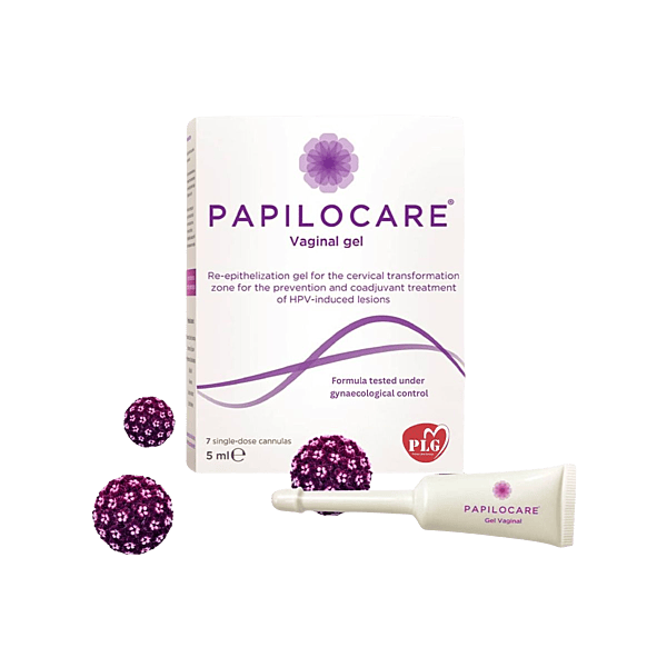 პაპილოქეა - Papilocare Gel ვაგინალური გელი 5მლ 7 ცალი