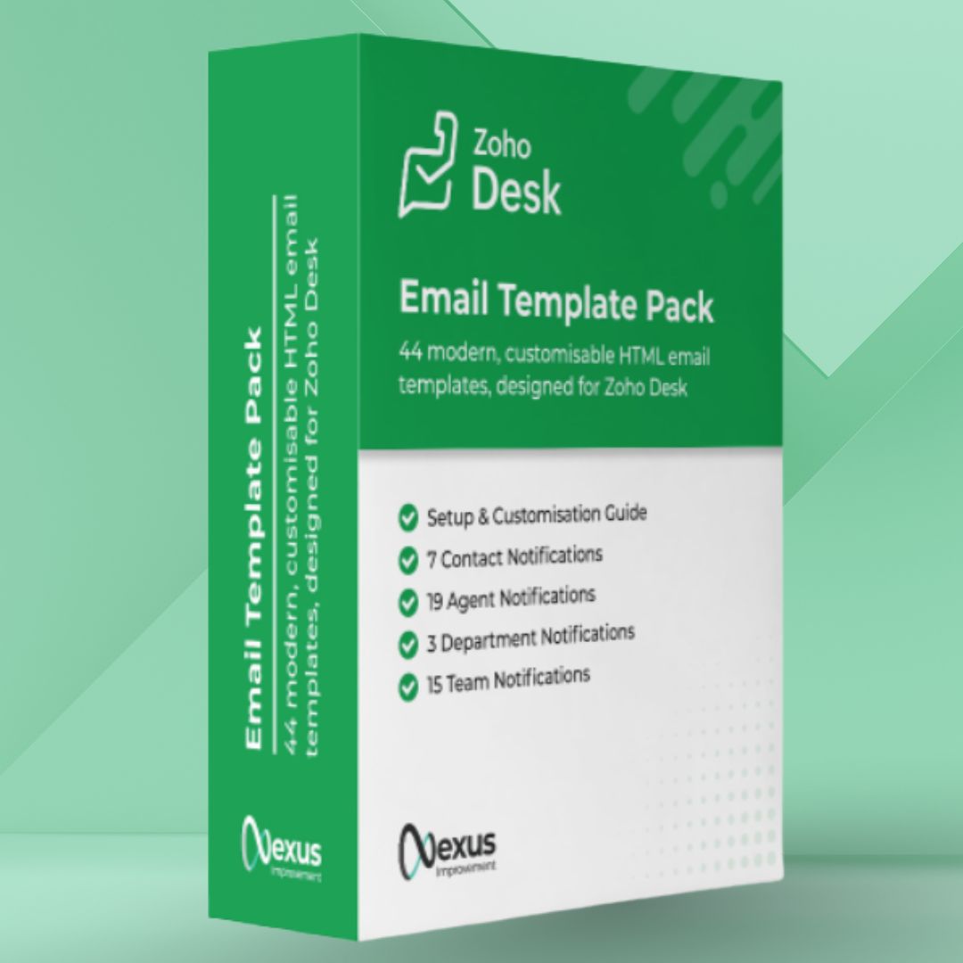 Zoho Desk Email Template Bundle v2