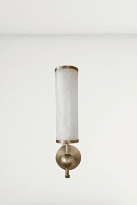 Alabaster Cylinder Wall Sconce Alabaster Cylinder Wall Sconce