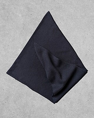 Triangle Cachemire - bleu nuit