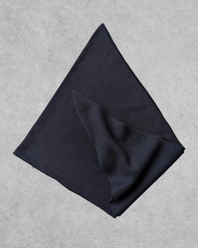 Triangle Cachemire - bleu nuit