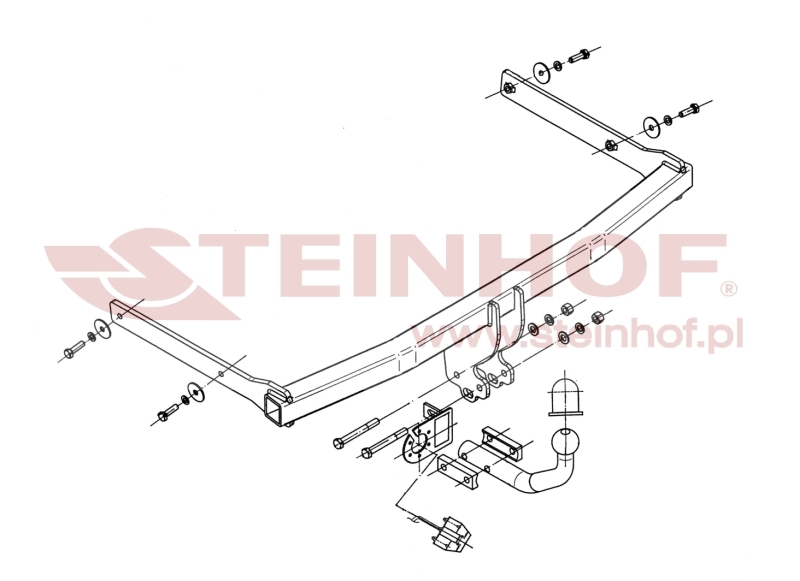VOLKSWAGEN Golf V Estate (1K5) Tow Bar (2007-2009) V-072