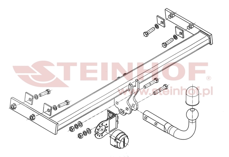 Volvo V40 5D
(incl. Cross Country) Tow Bar (2012-®) V-280