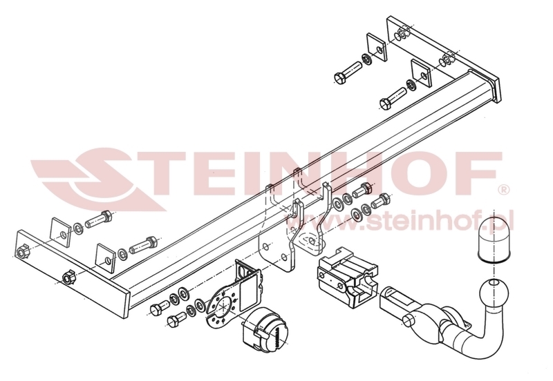 Volvo V40 5D
(incl. Cross Country) Tow Bar (2012-®) V-281