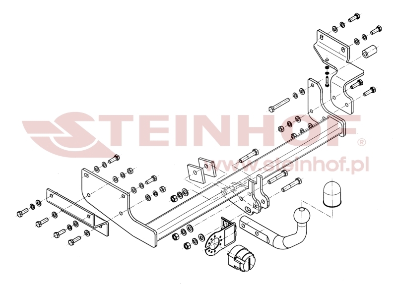 Volvo S40 4D Tow Bar (2000-2003) V-286