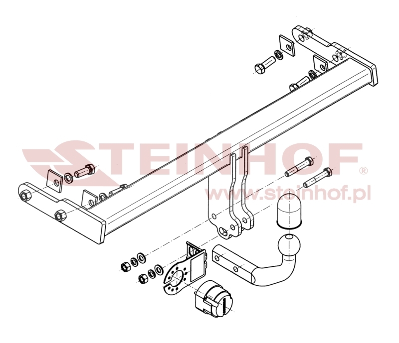 Volvo S60 II 4D Tow Bar (2010-2018) V-292