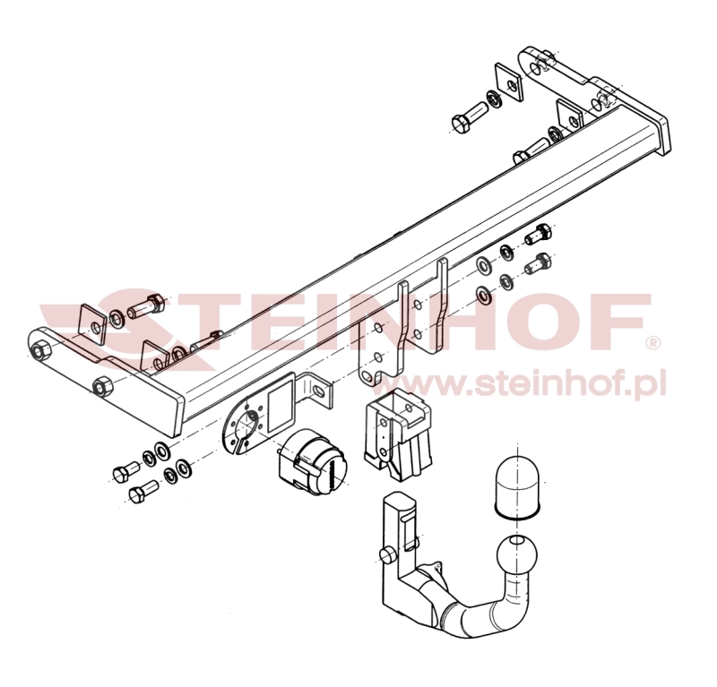 Volvo S60 II 4D Tow Bar (2010-2018) V-293