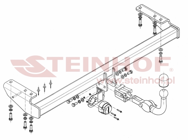 Volvo V70 Estate Tow Bar (2004-2007) V-299
