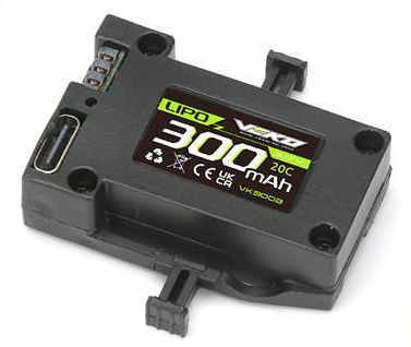 Veko LiPo Battery 300 (3.7V 20C) Mini SC Veko LiPo Battery 300 (3.7V 20C) Mini SC