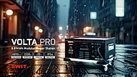 VOLTA PRO | 8890Wh 2x2400W@AC 3x15A@48V-DC DC Professional Waterproof Robust Modular Battery with fast AC/Solar charging VOLTA PRO | 8890Wh 2x2400W@AC 3x15A@48V-DC DC Professional Waterproof Robust Modular Battery with fast AC/Solar charging