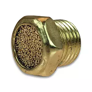 Flat Bronze & Brass Pneumatic Silencer