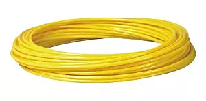 Yellow Polyurethane Pneumatic Tube 25m Coil